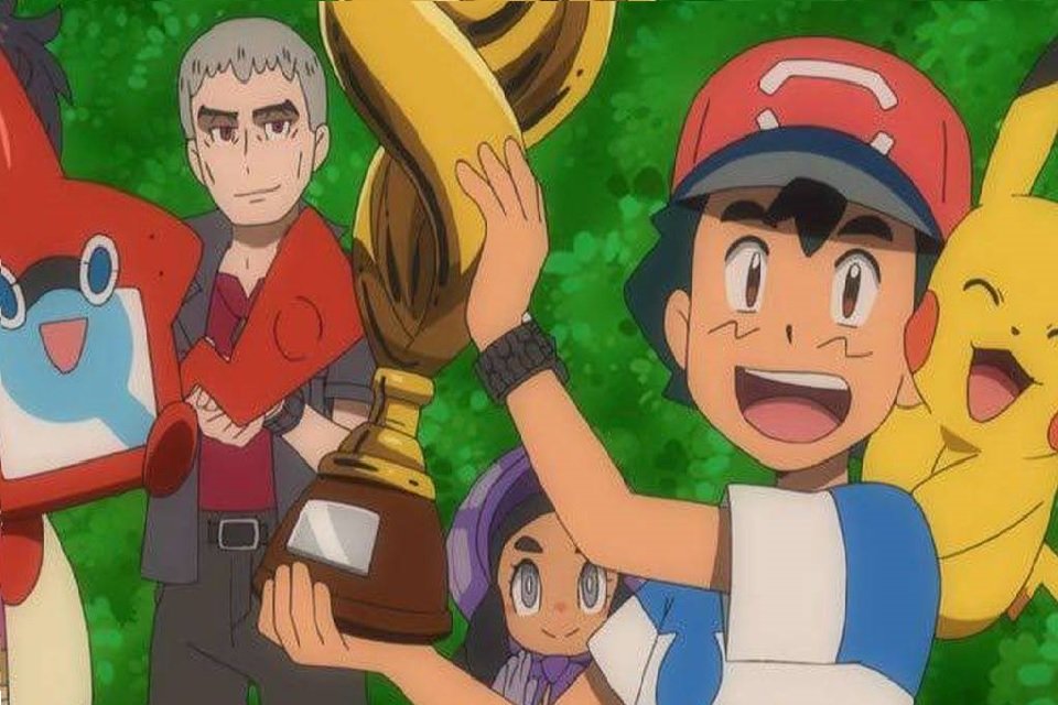 Ash Ketchum vence Liga Pokémon e se torna mestre Pokémon - Drops