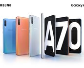 Galaxy A70s da Samsung aparece em pôster; 64 MP e Snapdragon 675