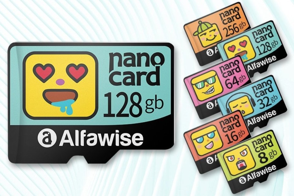 Cartão Micro SD da Alfawise (Fonte: Gearbest/Reprodução)