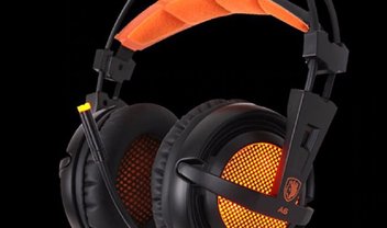 Headset gamer A6 tem preço baixo, microfone e áudio competente