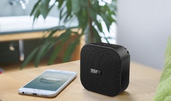 Caixa de som Bluetooth portátil e à prova d'água por apenas R$ 84