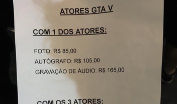 Atores de GTA V cobram R$ 250 em foto com fãs; BGS fez Meet & Greet grátis