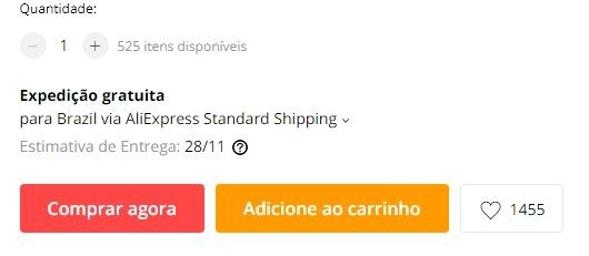 tipos de frete para comprar da China