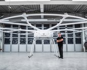 Drone gigante promete até 40 km de transporte com 200 kg de carga