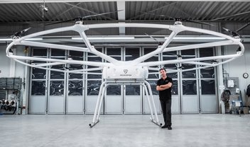 Drone gigante promete até 40 km de transporte com 200 kg de carga