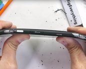 Moldura do Pixel 4 XL racha durante teste de curvatura