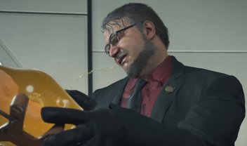 Death Stranding: BB mostra o dedo do meio a Deadman (Guillermo Del Toro)