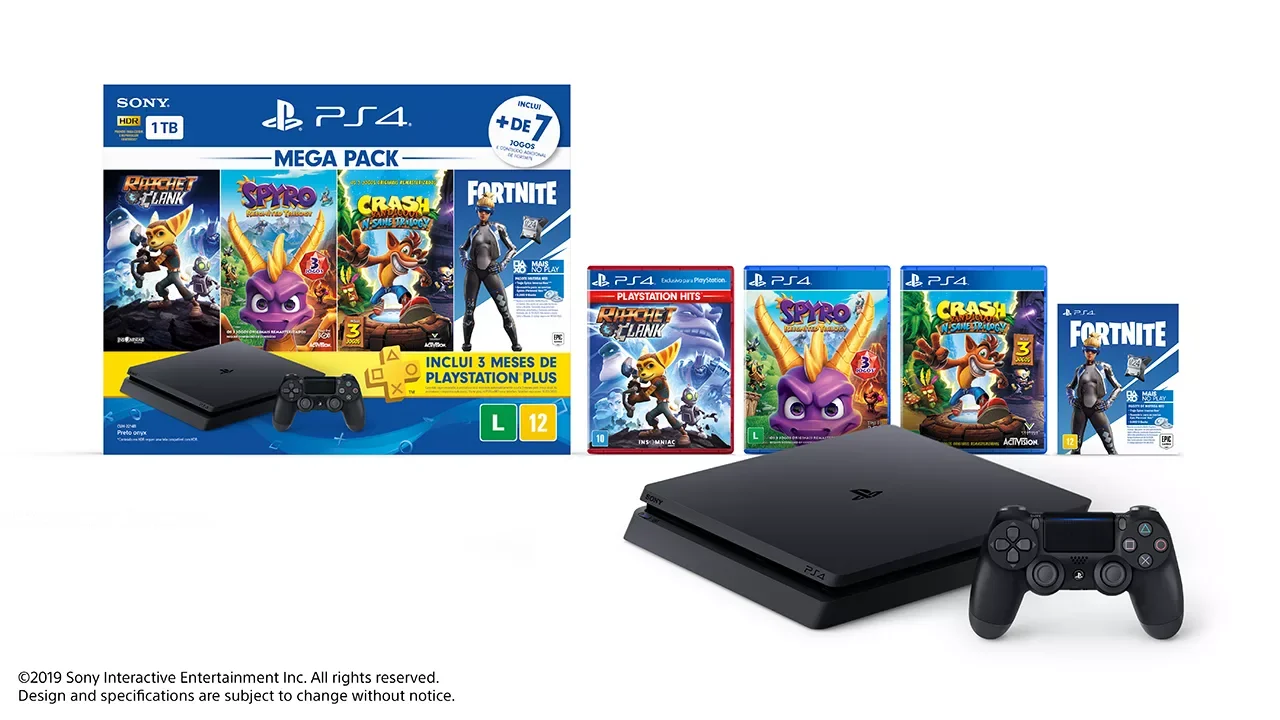 Console playstation 4 bundle 18 casa bahia