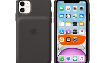 Capinha oficial do iPhone 11 tem bateria extra e botão para câmera