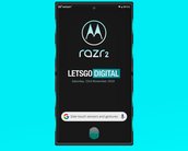 Motorola Razr 2 aparece em patente com sensor de digitais na tela