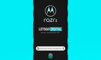 Motorola Razr 2 aparece em patente com sensor de digitais na tela