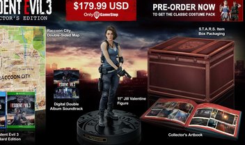 Resident Evil 3: edição de colecionador é sonho de consumo de qualquer fã