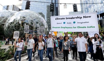 Amazon ameaça demitir funcionários ativistas climáticos