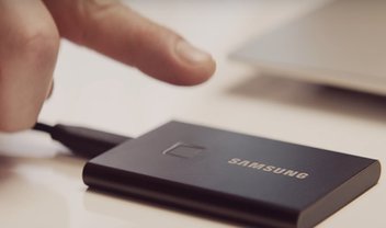 Samsung apresenta SSD portátil com desbloqueio por biometria