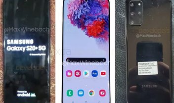 Fotos vazadas confirmam visual e nome do Galaxy S20+