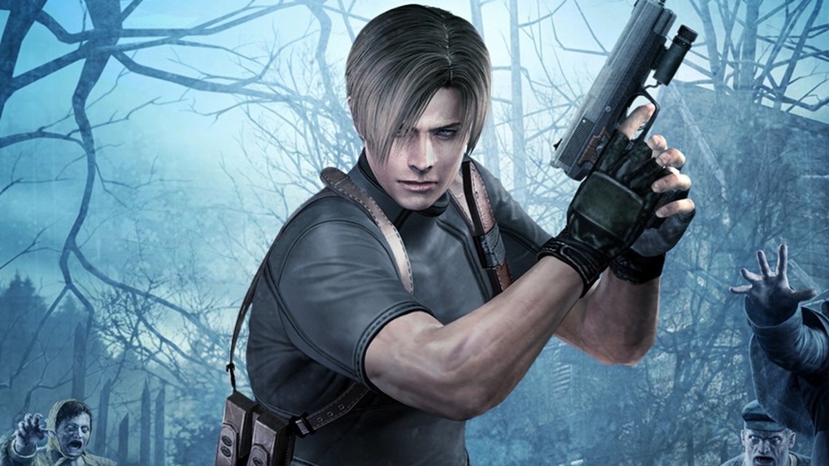 Leon Resident Evil 4 Remake - Suporte Controle Video Game