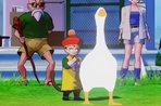 Imagem de Dragon Ball Z Kakarot sofre invasão de Untitled Goose Game em mod
