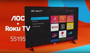 Roku chega ao Brasil em televisores da AOC a partir de R$ 1,1 mil