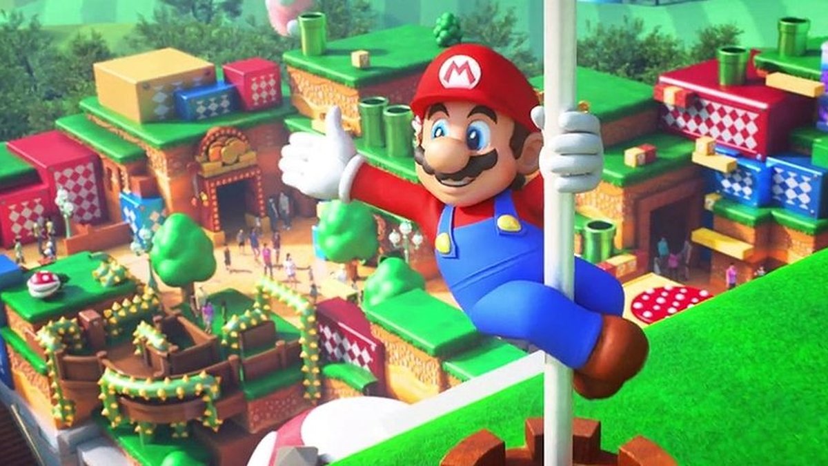 Nintendo inaugura área inspirada no jogo 'Super Mario' no Japão