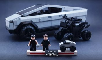 Tesla Cybertruck ganha versão LEGO em kit feito por fã