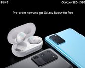 Pré-venda do S20+ e Ultra pode trazer fones Galaxy Buds+ grátis