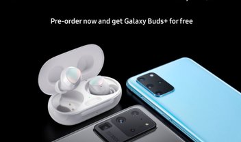 Pré-venda do S20+ e Ultra pode trazer fones Galaxy Buds+ grátis