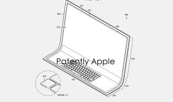 iMac com vidro inteiriço de base curvada é revelado em patente