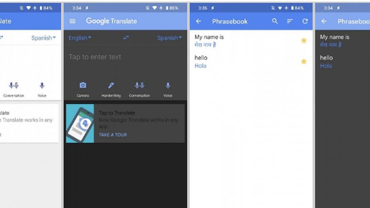 Google Tradutor (Translate) ganha modo escuro (dark mode)