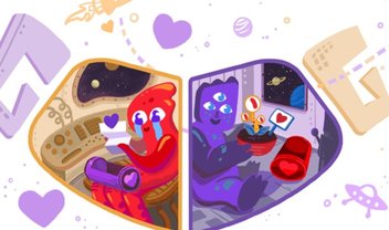 Melhores doodles do Google para mandar para o crush no Valentine's Day