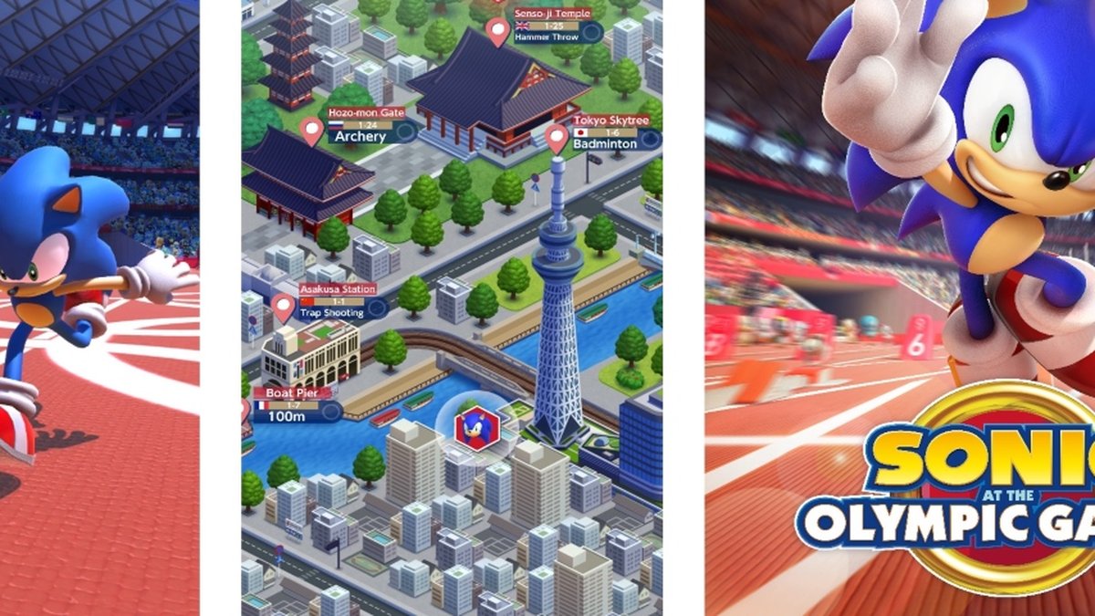 As modalidades disponíveis em 'Mario & Sonic at the Olympic Games