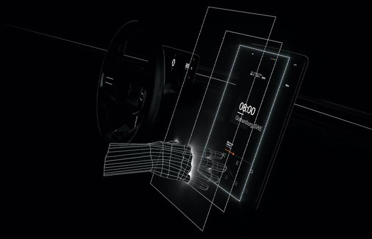 Sensor de proximidade no Polestar