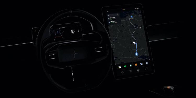 Painel personalizado no Polestar