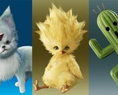 Fofos demais! Final Fantasy VII terá Chocobo Chick, Carbuncle e Cactuar