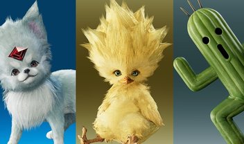 Fofos demais! Final Fantasy VII terá Chocobo Chick, Carbuncle e Cactuar