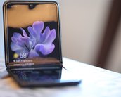 Galaxy Z Flip em exibição nas lojas da Samsung pelo Brasil