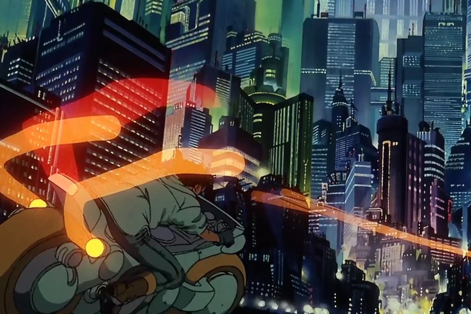 Exemplo do uso da iluminação nos grandes cenários urbanos do anime