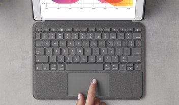 Logitech lança teclado com mouse para iPad mais barato e completo