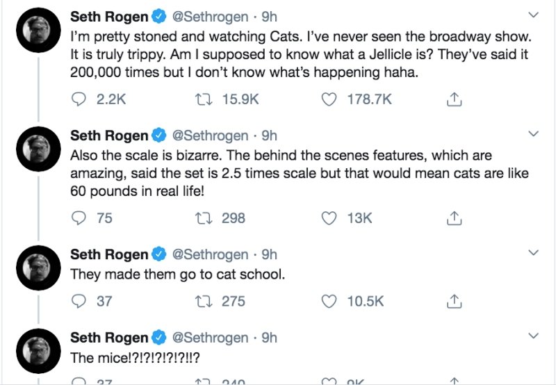 Tweets de Seth Rogen