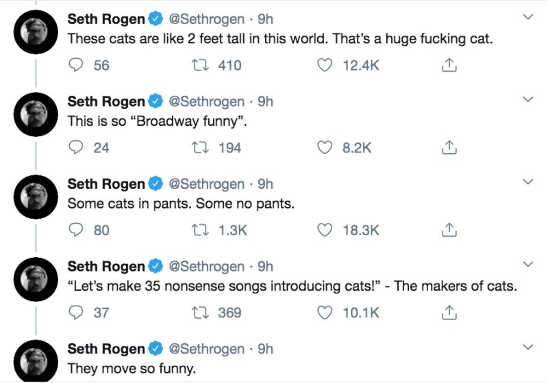 Tweets de Seth Rogen