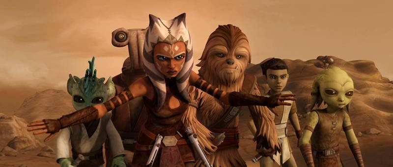 Ahsoka Tano em 'Star Wars: The Clone Wars'