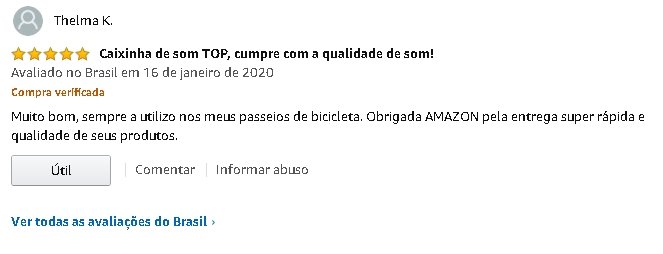 Opinião de comprador