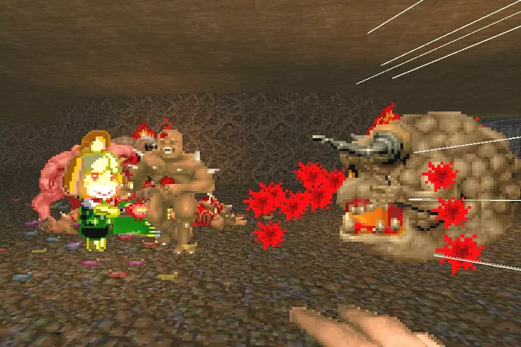 Imagem do mod de Doom 2 criado pelo modder Itsmeveronica.