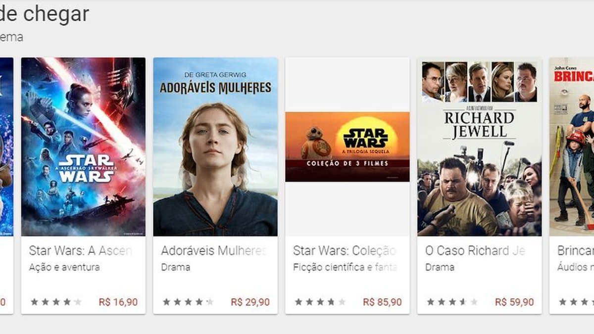 Google Play - Tenha muita ação na sua tela com vários filmes a partir de R$  3,90 no Google Play essa semana