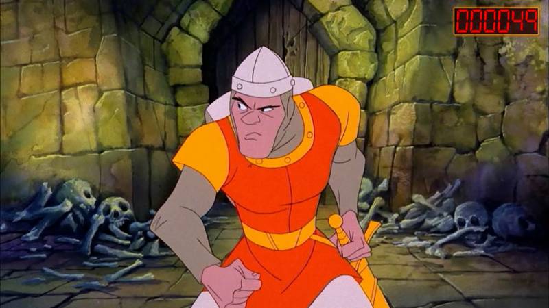 Dragon’s Lair foi um jogo extremamente inovador na sua época de lançamento.