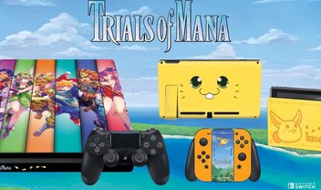 Trials of Mana: Square Enix cria Switch e PS4 personalizados