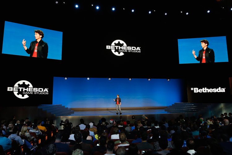 Apresentação da Bethesda na E3 2015 (Fonte: Christian Pertersen/Getty Images/Reprodução)