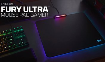 HyperX FURY Ultra: mousepad com iluminação RGB chega ao Brasil