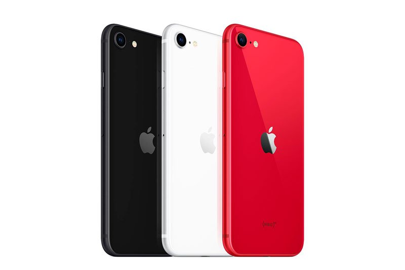 O iPhone SE 2020 está disponível em três cores