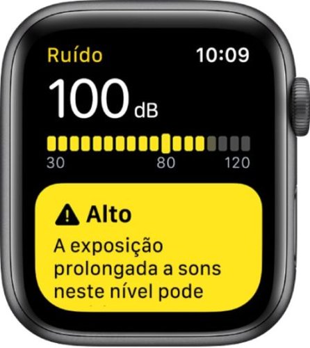 Use o wearable para proteger a sua audição