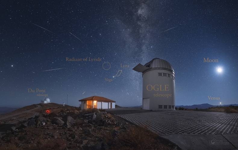 Procure no céu a estrela Vega e a Constelação da Lira; nesse quadrante do espaço surgirão as Líridas.